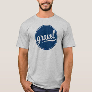 Gravel Cycling Blue Logo T-Shirt