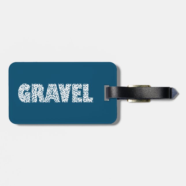Gravel Cycling Luggage Tag (Back Horizontal)