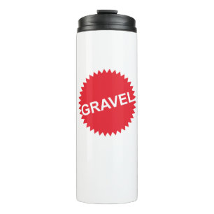 Gravel Cycling Red Logo Thermal Tumbler
