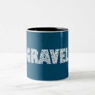 Gravel Cycling Two-Tone Coffee Mug