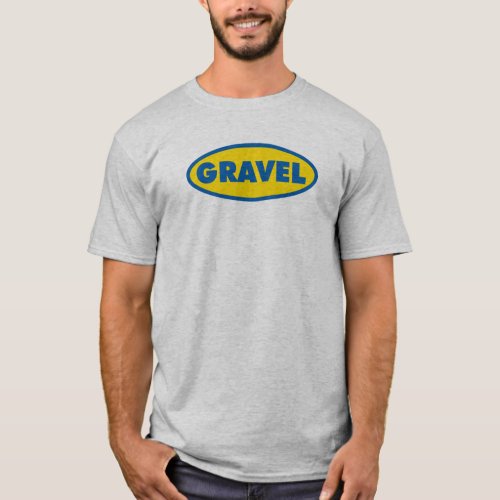 Gravel Cycling Yellow Logo T_Shirt