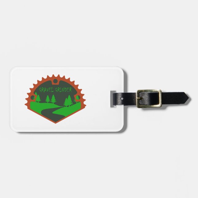 Gravel Grinder Luggage Tag (Front Horizontal)