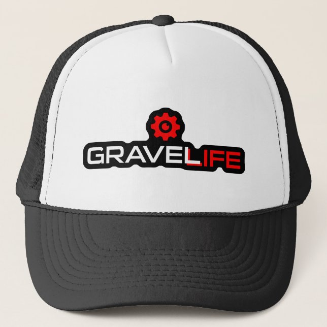 Gravel Life Cycling Trucker Hat (Front)