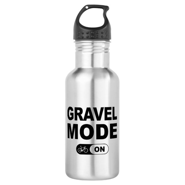 Gravel Mode On Stainless Steel Water Bottle (Front)