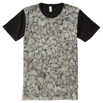 Gravel texture All-Over-Print shirt