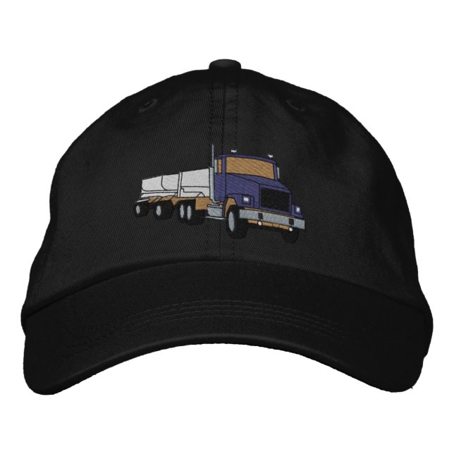 Gravel Truck Embroidered Baseball Hat (Front)