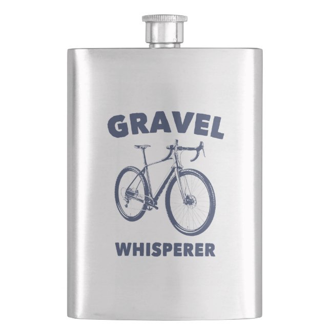 Gravel Whisperer Flask (Front)