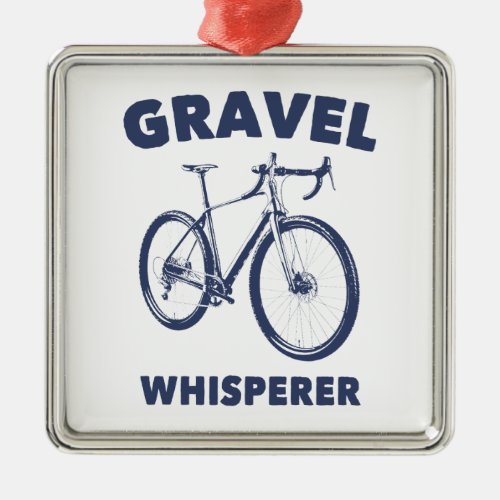 Gravel Whisperer Metal Ornament