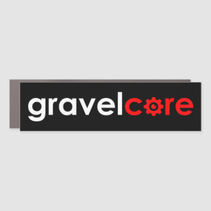Gravelcore Gravel Cycling Car Magnet