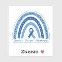 Graves’ Disease Awareness Rainbow Sticker