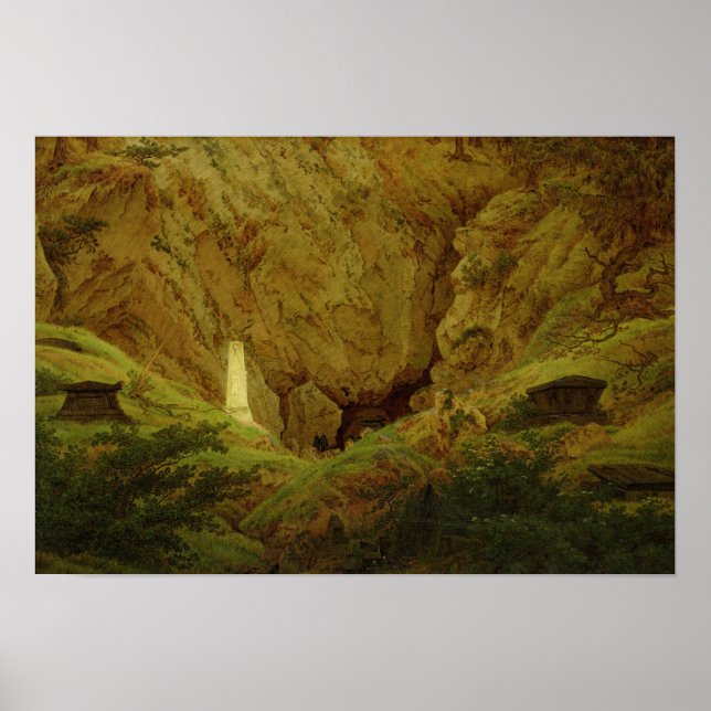 Graves of Ancient Heroes, 1812 Poster (Front)