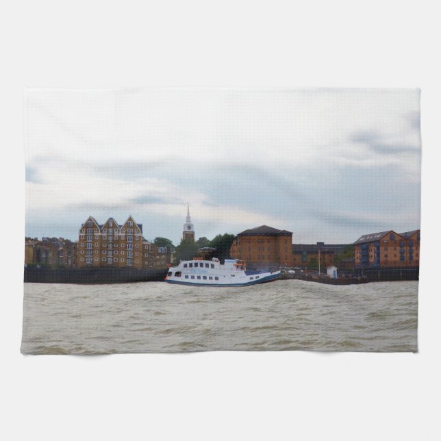 Gravesend In Kent. Kitchen Towel (Horizontal)