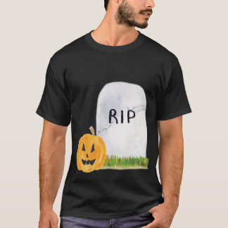Gravestone and Jack-o-Latern T-Shirt