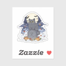 Graveyard Brit – British Shorthair Cat Halloween