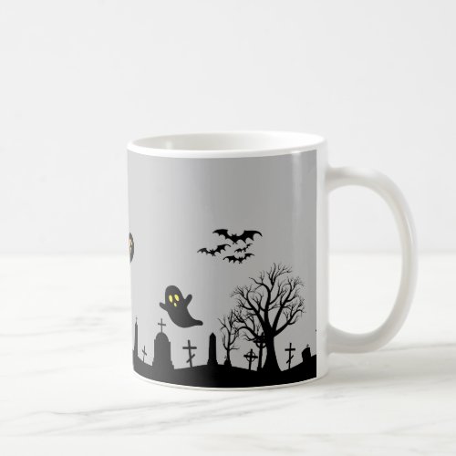 Graveyard Halloween Mug