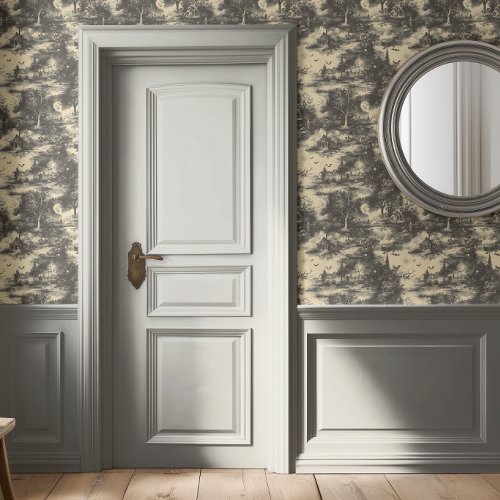 Graveyard Spooky Toile Wallpaper Graveyard Spooky Toile Wallpaper