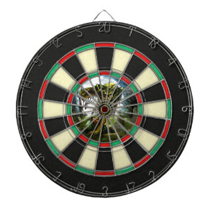 Graveyard Zombie Rising Full Moon Funny Dart Board