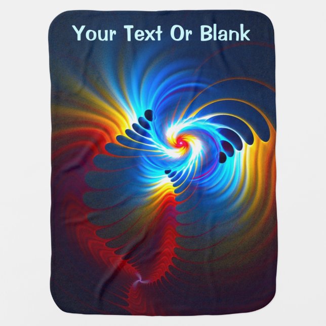 Gravitational Blueshift Baby Blanket (Front)