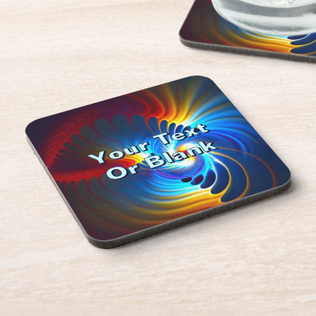 Gravitational Blueshift Beverage Coaster (Left Side)
