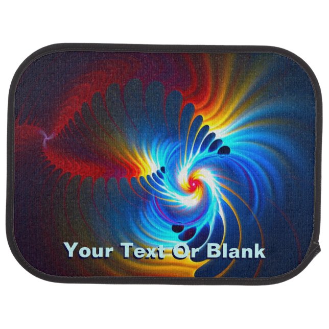 Gravitational Blueshift Car Floor Mat (Rear)