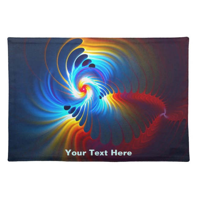 Gravitational Blueshift Cloth Placemat (Front)