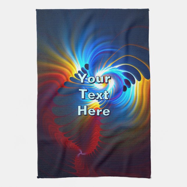 Gravitational Blueshift Kitchen Towel (Vertical)