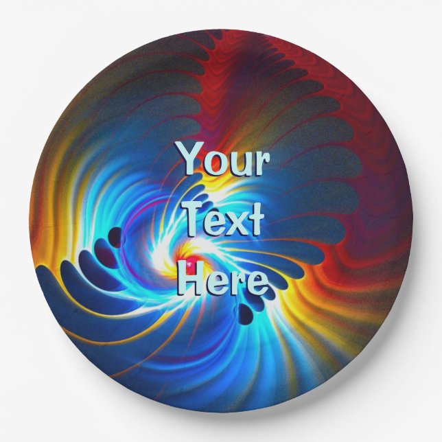 Gravitational Blueshift Paper Plates (Front)