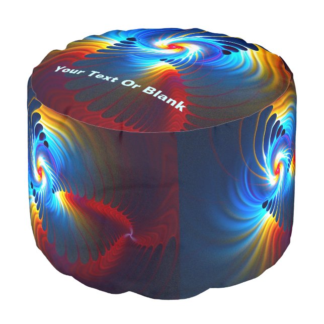Gravitational Blueshift Pouf (Angled Front)