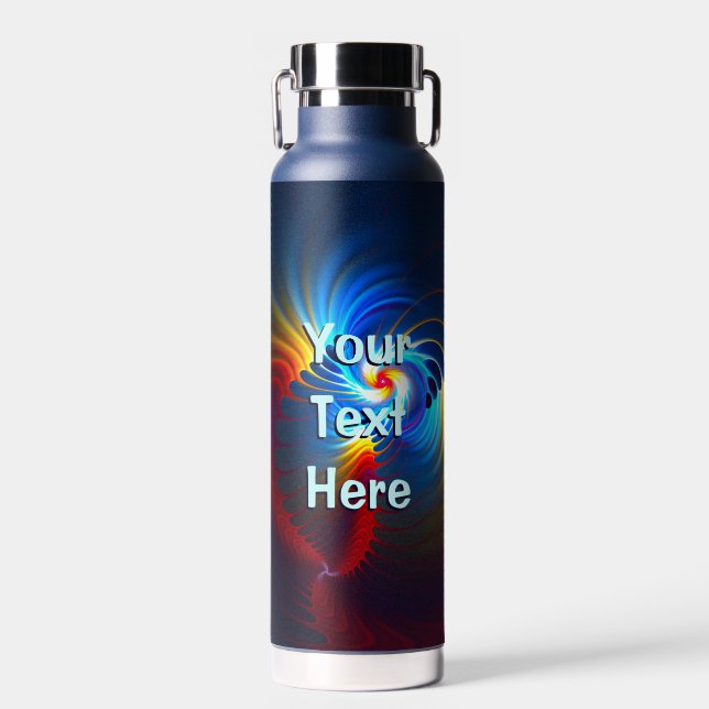 Gravitational Blueshift Water Bottle (Front)