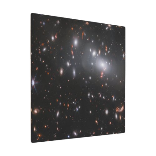 Gravitational Lensing  Galaxy Cluster RX J2129   Metal Print