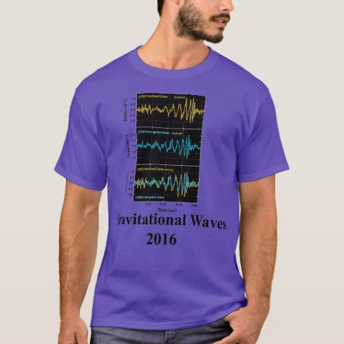 Gravitational Waves LIGO  Vintage 2016  T_Shirt