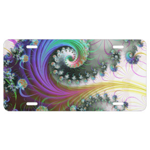 Gravities Rainbow License Plate