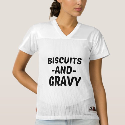 gravity  AND biscuits Womens Football Jersey