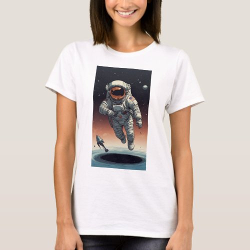  Gravity_Defying Spaceman T_Shirt Design