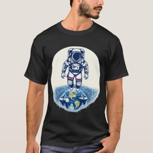 Gravity Defying Spacewalk T_Shirt T_Shirt