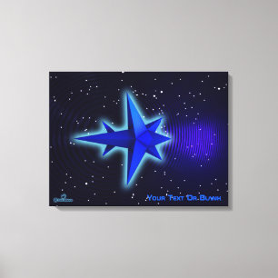 Gravity Drive Spacecraft Canvas Print