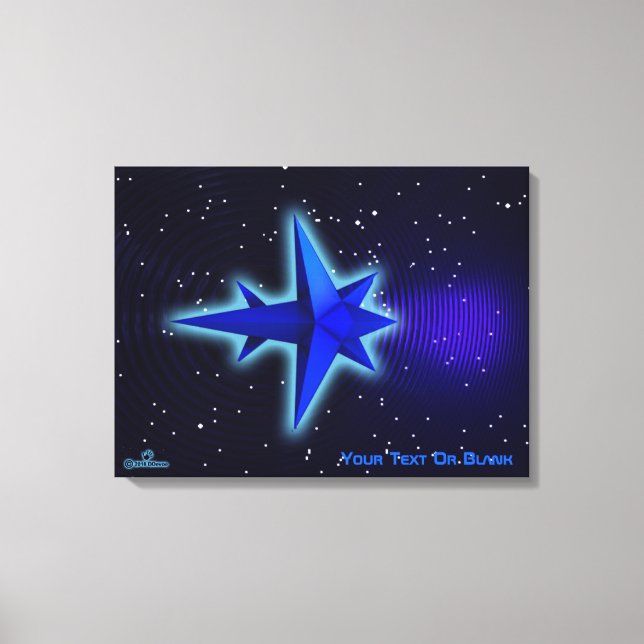 Gravity Drive Spacecraft Canvas Print (Front)