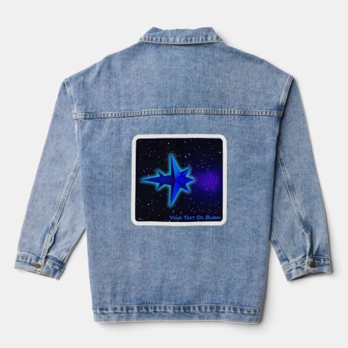 Gravity Drive Spacecraft Denim Jacket