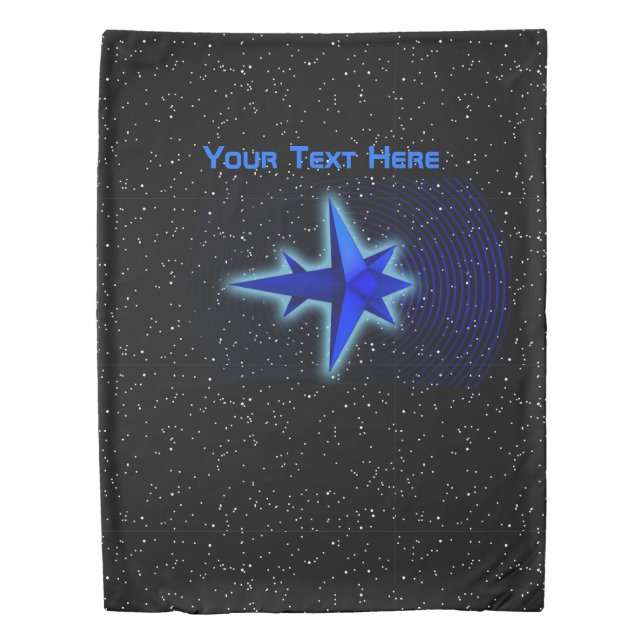 Gravity Drive Spacecraft Duvet Cover (Front)