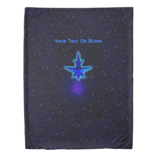 Gravity Drive Spacecraft Duvet Cover