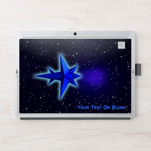 Gravity Drive Spacecraft HP Laptop Skin (Front)