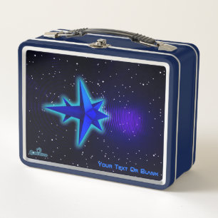 Gravity Drive Spacecraft Metal Lunch Box