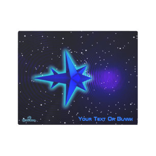 Gravity Drive Spacecraft Metal Print