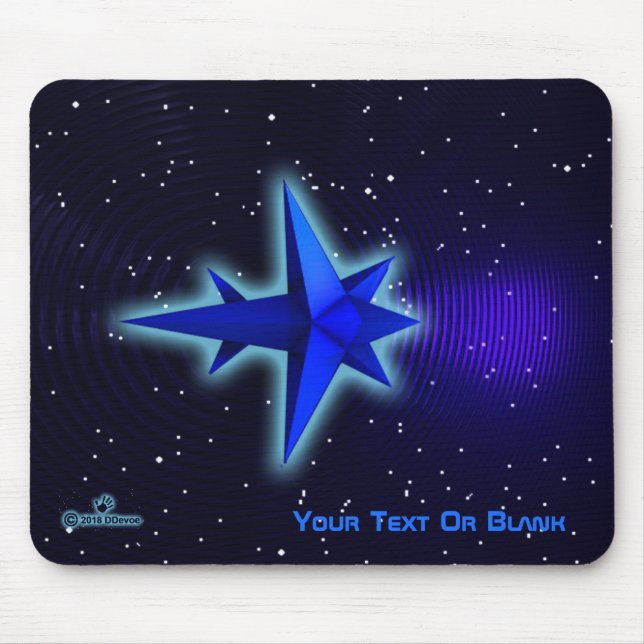 Gravity Drive Spacecraft Mouse Pad (Front)