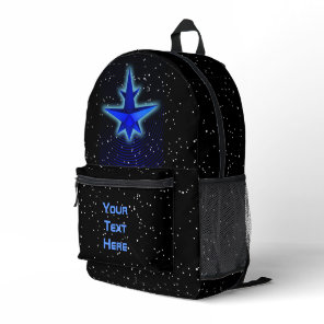 Gravity Drive Spacecraft Printed Backpack