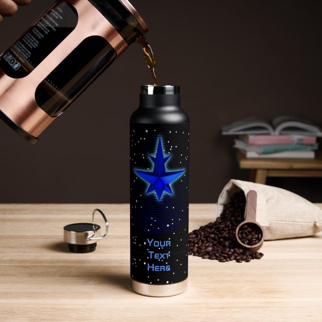 Gravity Drive Spacecraft Water Bottle (Coffee (Rotated))