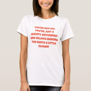 Gravity Enthusiast: Funny Joke Cat Lover's T-Shirt