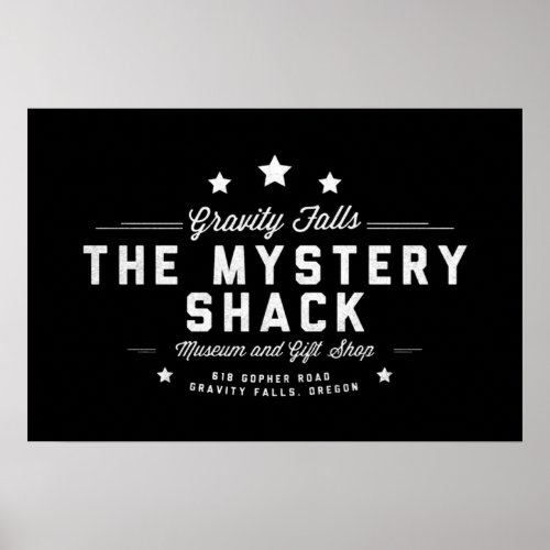 Gravity Falls  The Mystery Shack Poster