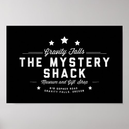 Gravity Falls  The Mystery Shack Poster