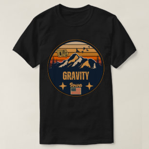 Gravity, Iowa Ia, United States T-Shirt